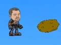 Žaidimas Nežiūrėk aukštyn! Šokinėja  internete