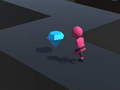 Žaidimas „Zigzag Squid Game Runner“ internete