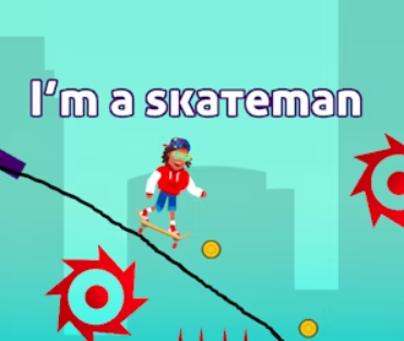 Žaidimas Aš esu čiuožėjas  internete