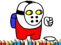 Žaidimas „Space Dude“ spalvinimo knyga  internete
