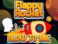 Žaidimas Flappy raketa su pūtimu  internete