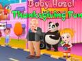 Žaidimas Baby Hazel. Padėkos linksmybės  internete
