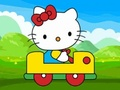 Žaidimas Mielas Kitty Car Jigsaw  internete