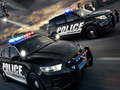 Žaidimas Policijos automobilių dėlionės skaidrė  internete