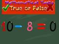 Žaidimas Matematikos užduotys teisingos ar klaidingos  internete