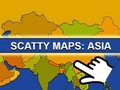 Žaidimas Scatty žemėlapiai: Azija  internete