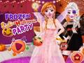 Žaidimas Frozen Sisters Helovino vakarėlis  internete