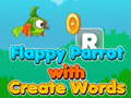 Žaidimas Flappy Papūga su kūrimo žodžiais  internete