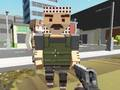 Žaidimas Block Pixel Cop: Ginklų amatai plėšikų pasaulyje  internete