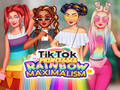 Žaidimas TikTok vaivorykštė  internete