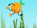 Žaidimas Ponas. Orange Flappy Jump  internete
