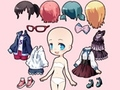 Žaidimas Chibi Anime princesė lėlė  internete