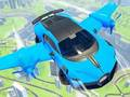 Žaidimas Tikras sportinis skraidantis automobilis 3d  internete
