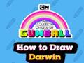 Žaidimas Nuostabus Gumball pasaulis Kaip nupiešti Darviną  internete