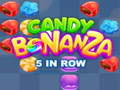 Žaidimas Candy Bonanza 5 eilutėje  internete