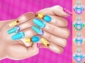 Žaidimas „Elsa Princess“ tema „Nail Art Diy“ internete