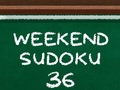 Žaidimas Savaitgalio Sudoku 36  internete