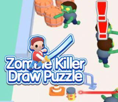 Žaidimas Zombie Killer Draw galvosūkis  internete