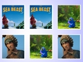 Žaidimas „Sea Beast“ atminties kortelės rungtynės  internete