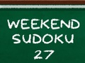 Žaidimas Savaitgalio Sudoku 27  internete