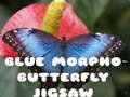 Žaidimas Mėlynas Morpho Butterfly Jigsaw  internete