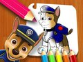 Žaidimas Paw Patrol: spalvinimo knyga  internete