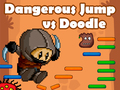 Žaidimas Pavojingas šuolis vs doodle internete