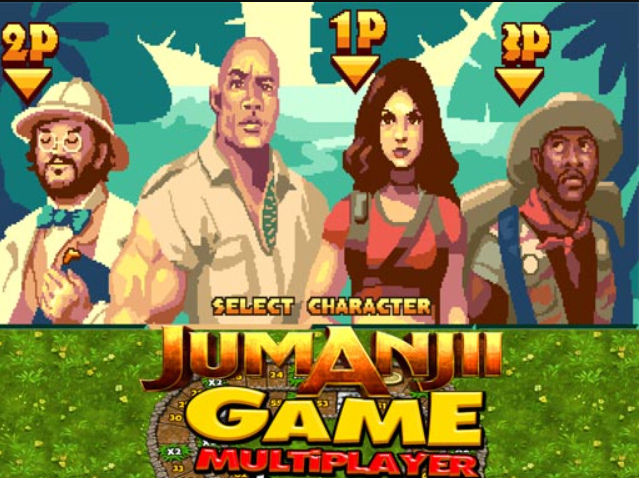 Žaidimas Jumanji kelių žaidėjų žaidimas  internete