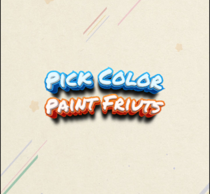 Žaidimas Pasirinkite Color Paint Fruits  internete