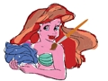 Žaidimas 4GameGround Little Mermaid dažymas  internete