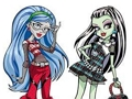 Žaidimas „Monster High“ spalvinimo knyga  internete