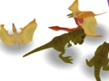 Žaidimas Dinozaurai susilieja ir kovoja  internete