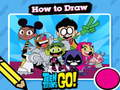 Žaidimas Populiariausia piešti „Teen Titans Go“!  internete