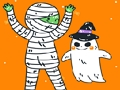 Žaidimas Helovino monstrų dėlionė  internete