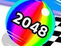 Žaidimas Spalvotas rutulio bėgimas 2048 internete