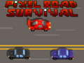 Žaidimas „Pixel Road“ išgyvenimas  internete