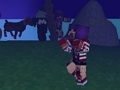 Žaidimas „Blocky Combat Swat“ dykumos audros zombis internete