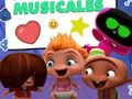 Žaidimas Mini Beat Power rokeriai: muzikiniai lipdukai  internete