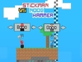 Žaidimas Stickman prieš Noob Hammer  internete