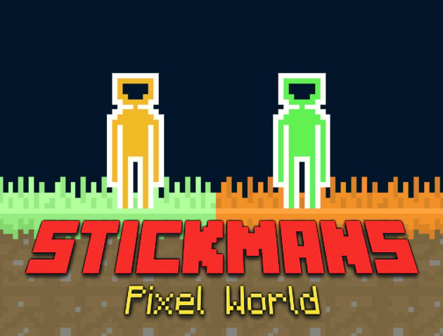 Žaidimas „Stickmans Pixel World“ internete