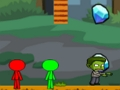Žaidimas „Stickman Bros vs Zombies“ internete
