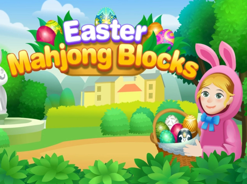 Žaidimas Mahjong Blocks Velykos  internete