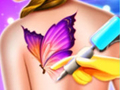 Žaidimas Barbės juokingų tatuiruočių parduotuvė  internete