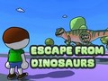 Žaidimas Pabėgimas nuo dinozaurų  internete