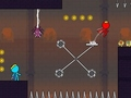 Žaidimas Raudonas ir mėlynas Stickman 2  internete