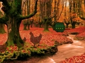 Žaidimas Rudens pabėgimas iš kiemo  internete