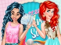 Žaidimas Jasmine ir Ariel drabužių spintos keitimas  internete