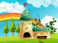 Žaidimas Pavasario iliustracijų dėlionė  internete