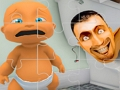 Žaidimas Skibidi tualeto dėlionės  internete