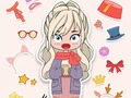 Žaidimas Chibi Dolls puošniai apsirengti  internete